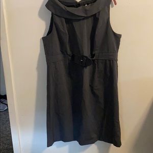 Cute stylish dress with front belt detail.